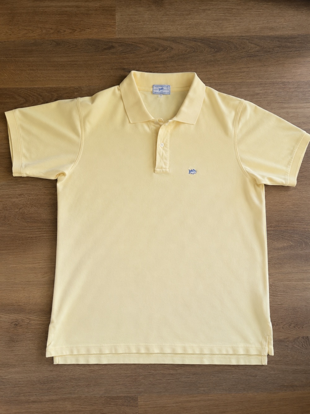 Southern Tide Yellow Performance Polo Shirt Men’s XL Short Sleeve Golf Casual